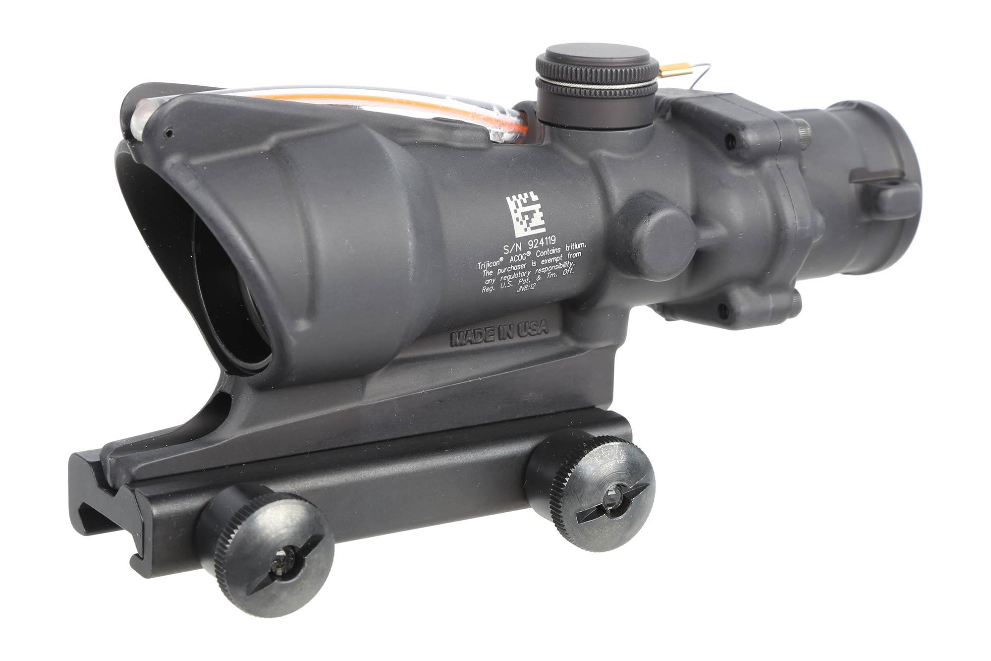 Trijicon ACOG 4x32mm Scope - Dual Illuminated Chevron - Red